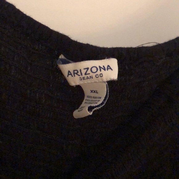 Arizona Jeans Co Fit&Flare Off the Shoulder Top - Picture 4 of 4